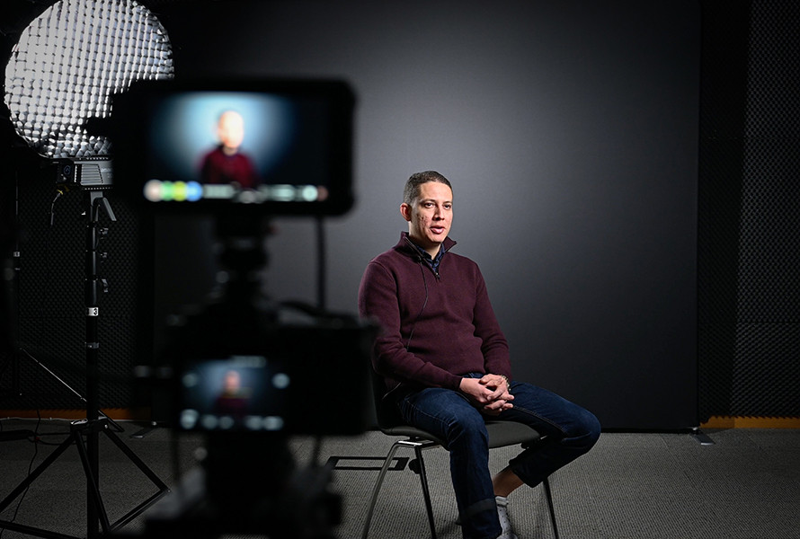 Image of video interview